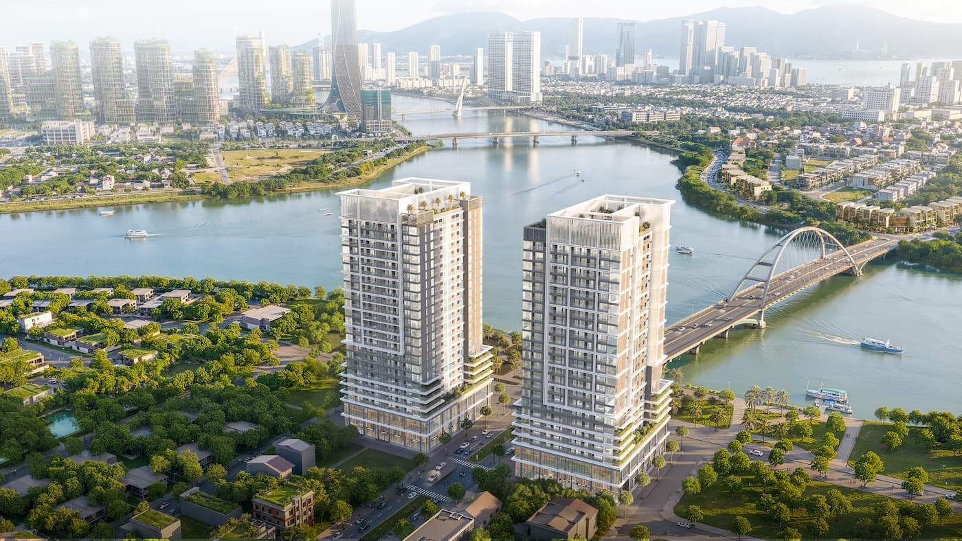 Phối cảnh tháp đôi căn hộ hạng sang S-Light Tower Sun Group